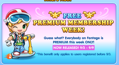 fantage free membership week